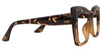 Reina - Square Animal Eyeglasses | Vooglam