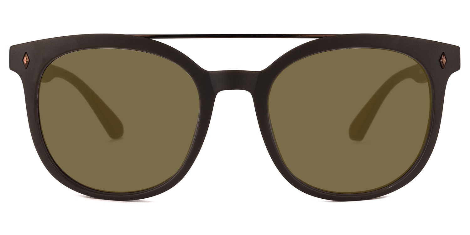 

Bevis - Aviator Brown Sunglasses