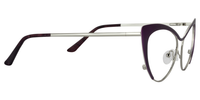 Annabelle - Cat Eye Purple Eyeglasses | Vooglam 
