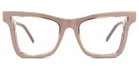 Efrain - Rectangle Brown Eyeglasses | Vooglam Angle View