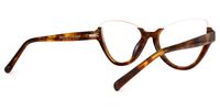 Omayra - Cat Eye Tortoise Eyeglasses | Vooglam Side View