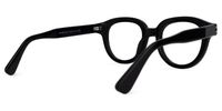 Round Black Eyeglasses | Vooglam.com Side View