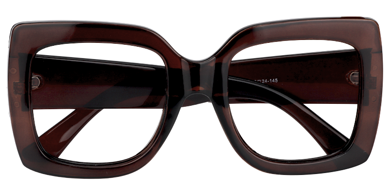 Simple & Decent Square Tawny Eyeglasses Product Details 1