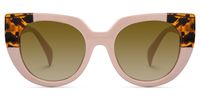 Rectangle Tortoise Eyeglasses | Vooglam.com Angle View