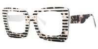 Square Pattern Eyeglasses | Vooglam.com Front View