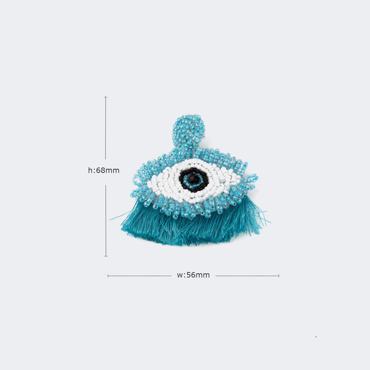 Evil Eye Pierced Earrings | Vooglam.com 4