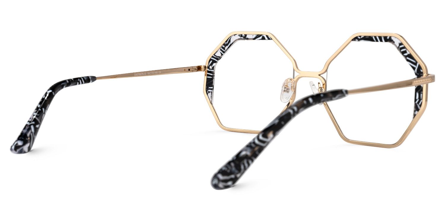 Scotto - Geometric Pattern Eyeglasses | Vooglam Side View