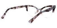 Drayton - Cat Eye Tortoise Eyeglasses | Vooglam Side View
