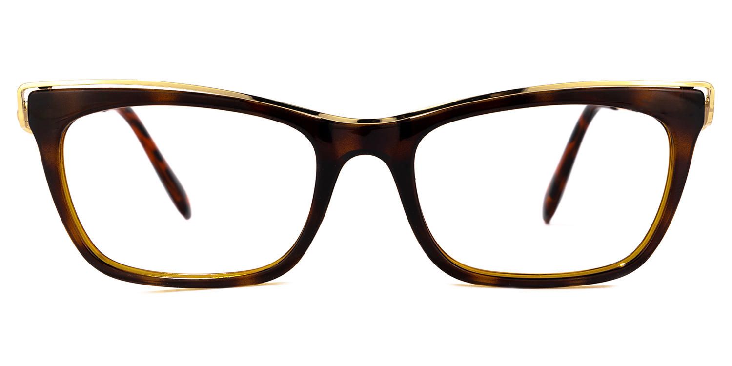 Rectangle Tortoise Eyeglasses | Vooglam.com Product Details 1