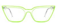 Lyuba - Rectangle Green Eyeglasses | Vooglam Angle View