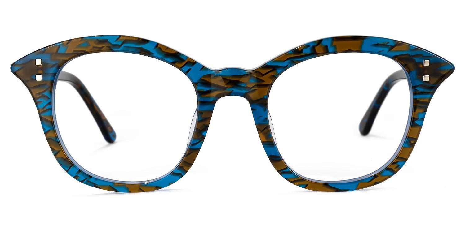 Chacha - Cat Eye Blue Eyeglasses product detail 2