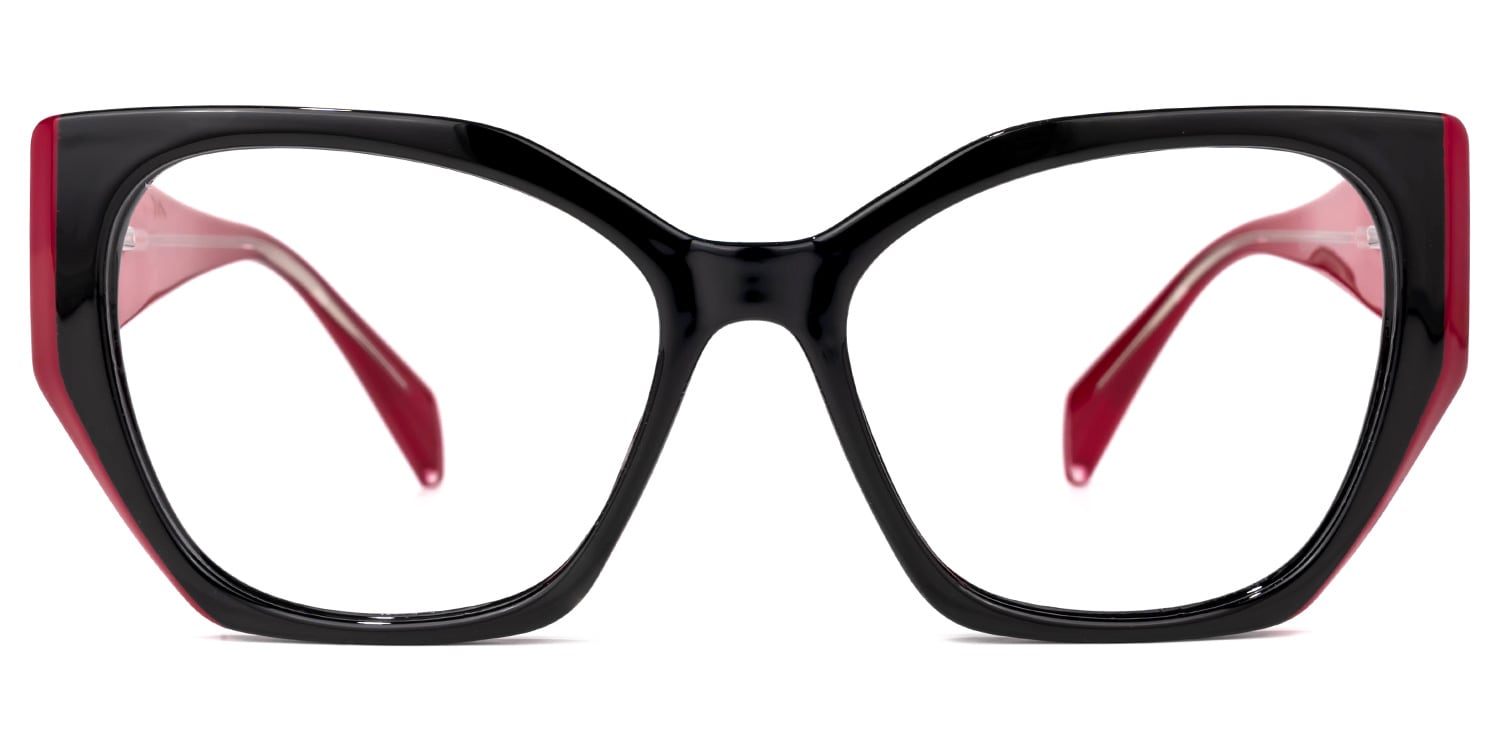 

Crockett - Geometric Black Eyeglasses