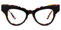 Bostick - Cat Eye Black Eyeglasses | Vooglam Angle View