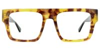 Muara - Aviator Tortoise Eyeglasses | Vooglam Angle View