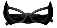 Stylish Bat-shaped Black Eyeglasses   Front View