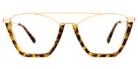 Guinto - Aviator Tortoise Eyeglasses | Vooglam Angle View