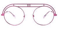 Valverde - Aviator Purple Eyeglasses | Vooglam Angle View