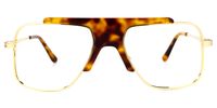 Frazier - Aviator Tortoise Eyeglasses | Vooglam Angle View