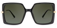 Shawanda - Square Black Sunglasses - 1