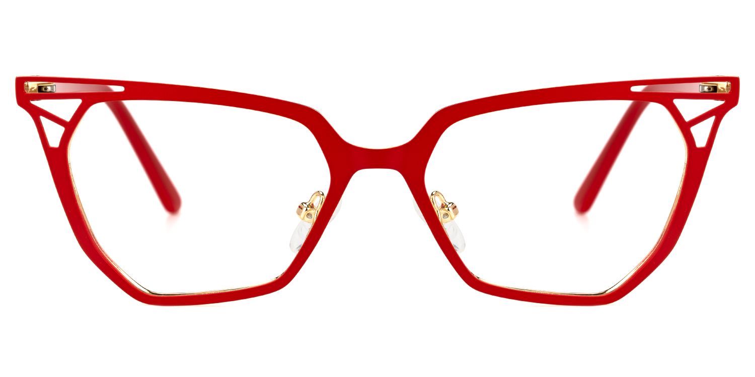 Prianti - Cat Eye Red Eyeglasses product detail 2