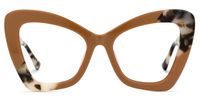 Aceso - Butterfly Brown/Tortoise Eyeglasses | Vooglam Angle View