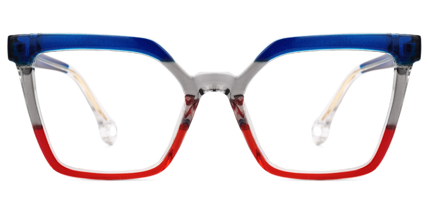 

Achelous - Cat Eye Blue/Red Eyeglasses