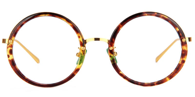 Kelly Round Tortoise Shell Eyeglasses - 1
