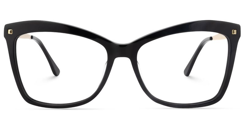 Libby - Butterfly Black Eyeglasses