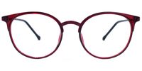 Whitehouse Round Red Eyeglasses - 1