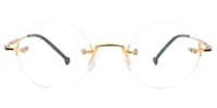 Jasmine - Round Gold Glasses - 1