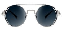 Aviator Silver Sunglasses | Vooglam.com Angle View