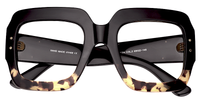 Abigail - Square Tortoise Eyeglasses - 2