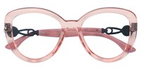Nadine Round Pink Eyeglasses - 1