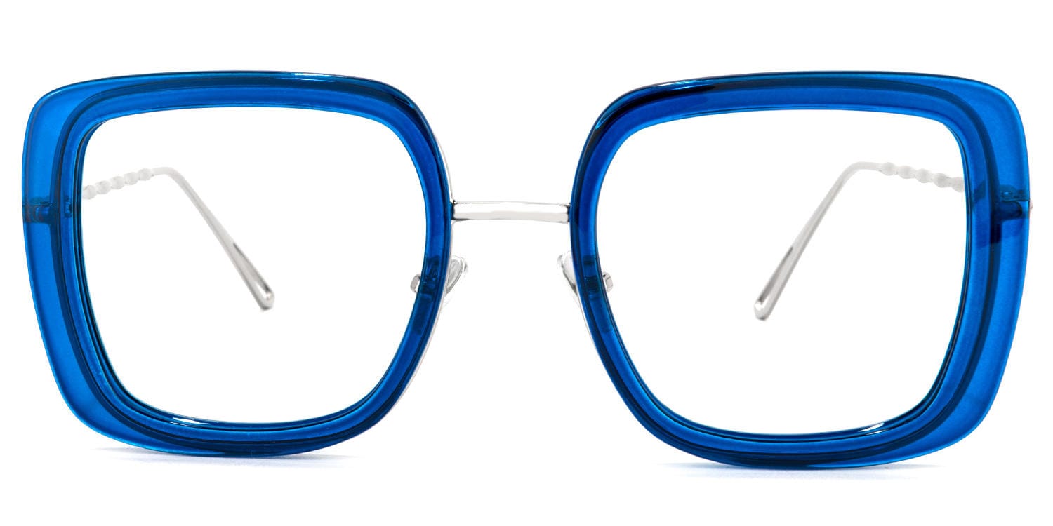 

Parrish - Square Blue Eyeglasses