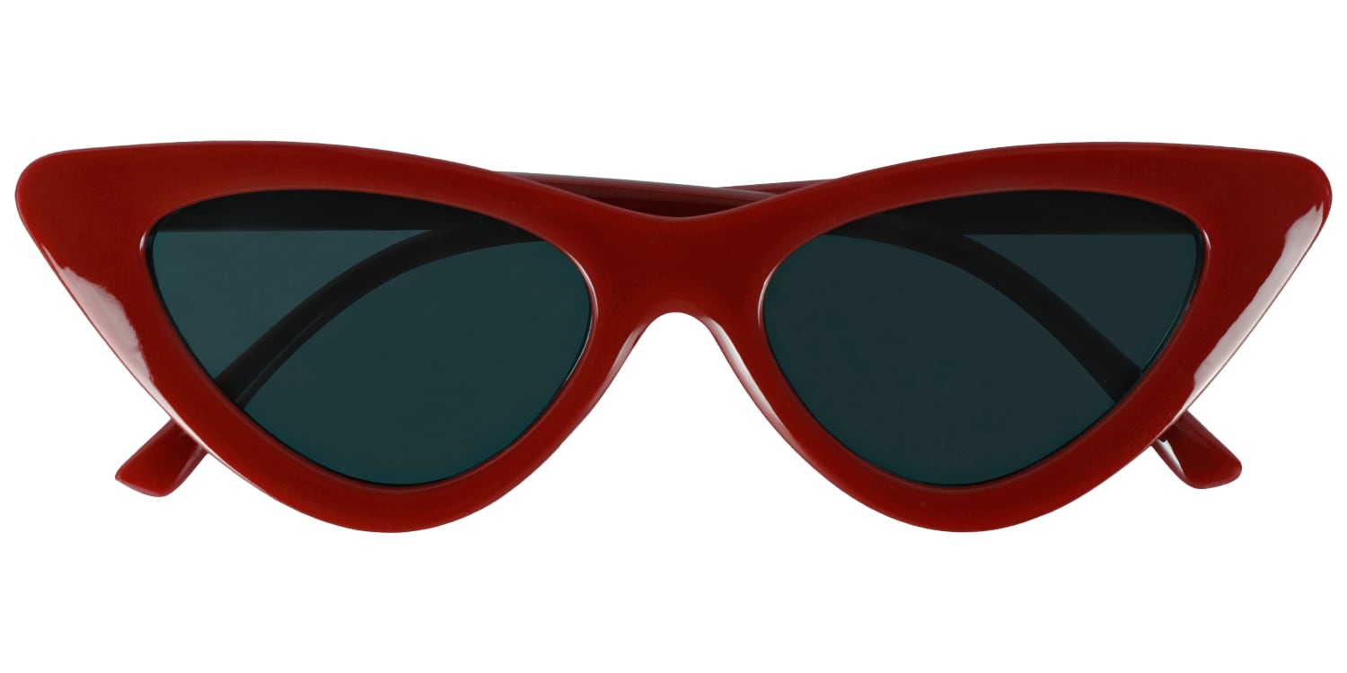Brayden Cat Eye Red Sunglasses Vooglam