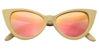 Dodie - Cat Eye Champagne Sunglasses  - 2