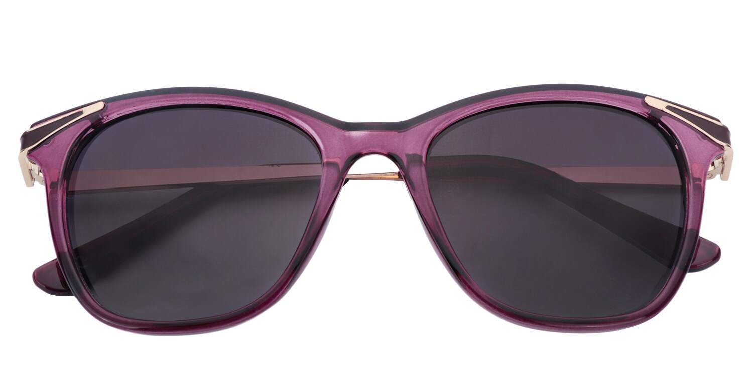 Dodie Cat Eye Purple Sunglasses  glasses