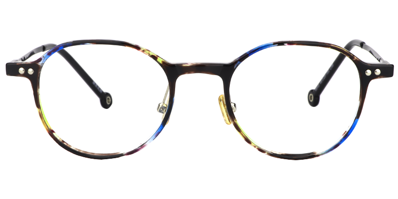 Lightweight Geometric Floral Eyeglasses