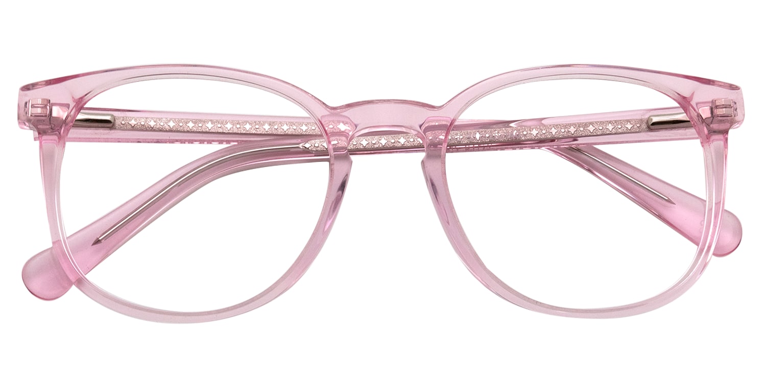 Denver Square Pink Eyeglasses glasses