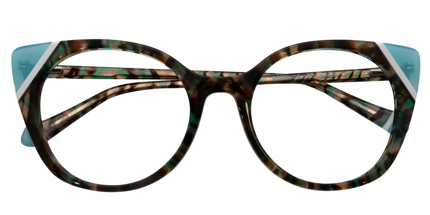 Fenton Cat Eye Black/Tortoise Eyeglasses - 1
