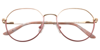 Alger Geometric Pink Eyeglasses - 2