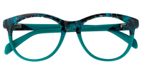 Nell Oval Peacock/Green Eyeglasses - 2