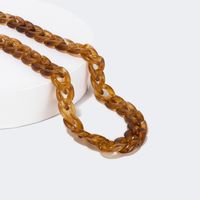 Twist Link Dark/Tortoise Glasses Chains | Vooglam.com Side View