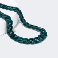 Twist Link Peacock/Blue Glasses Chains | Vooglam.com Side View