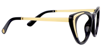 Skyler Cat Eye Black Eyeglasses - 6