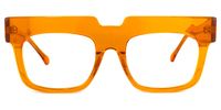 Rectangle Orange Eyeglasses | Vooglam.com Angle View