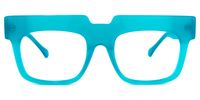 Rectangle Blue Eyeglasses | Vooglam.com Angle View