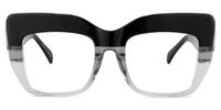 Rosaura - Square Grey Eyeglasses - 1