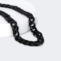 Twist Link Black Glasses Chains | Vooglam.com Side View