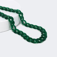 Twist Link Green Glasses Chains | Vooglam.com Side View